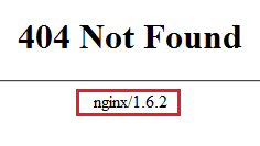 Nginx - wersja serwera na stronach błędów